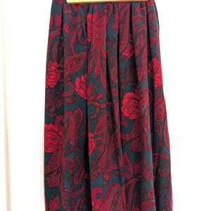 Paisley boho skirt
